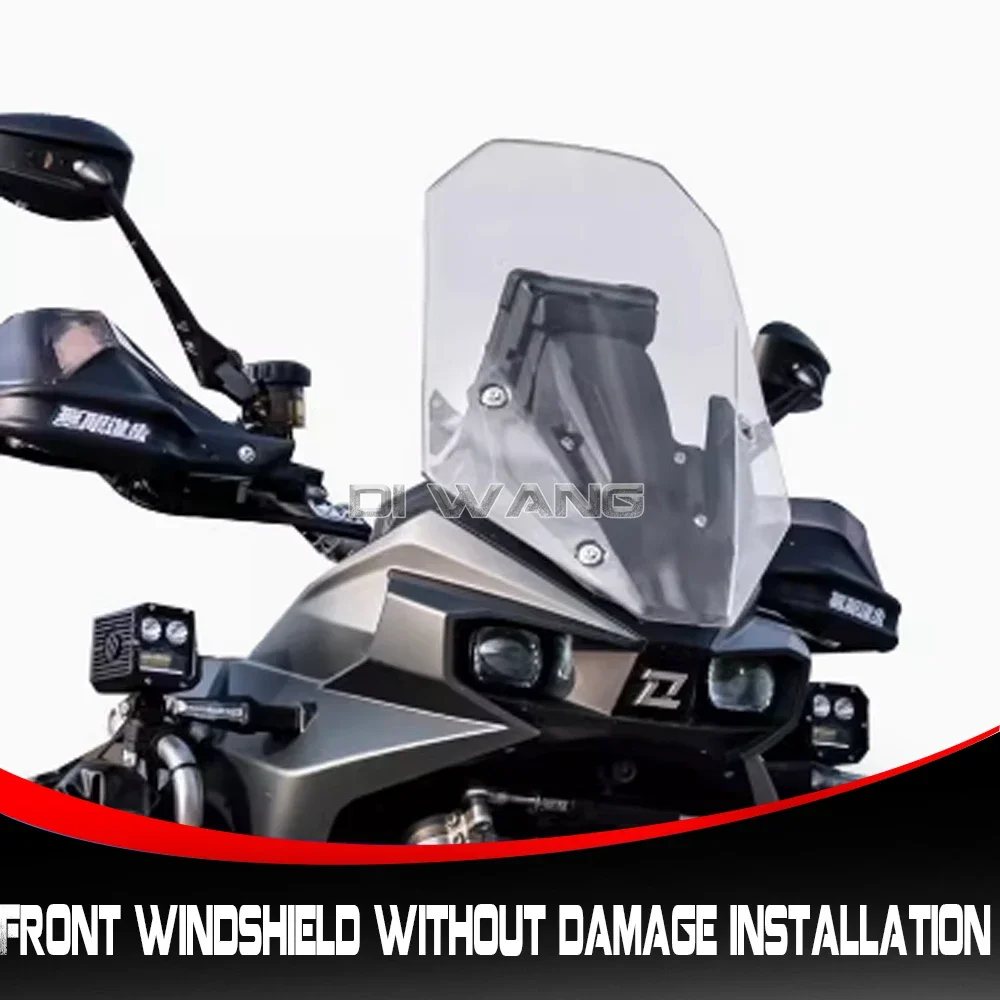 

Windscreen Windshield With Front Mask Panel Modified Motorcycle Accessories For KOVE 800X 800 X For Colove 800X X800 800 X