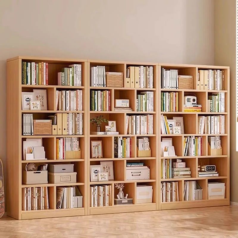 

Minimalist Mobile Bookcases Bamboo Make Up Sideboards Organizer Bookshelf Display Display Cabinet Estante Para Livros Furniture