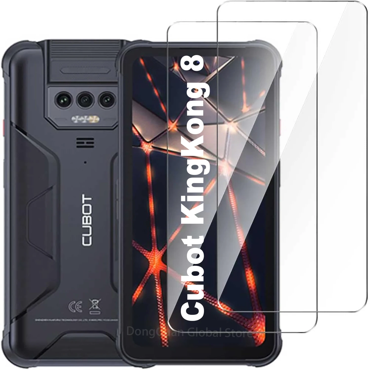 

2/4Pcs High Auminum Tempered Glass For Cubot KingKong 8 Power Screen Protector Glass Film