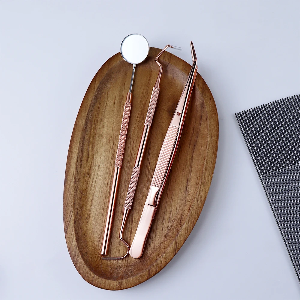 Dental Tools, Probe Tools, Dentist Tools, Basic Dental Cleaning Kit, Dental Cleaning Aids, Home Dental Cleaning Self-Examination and Daily Care Tools