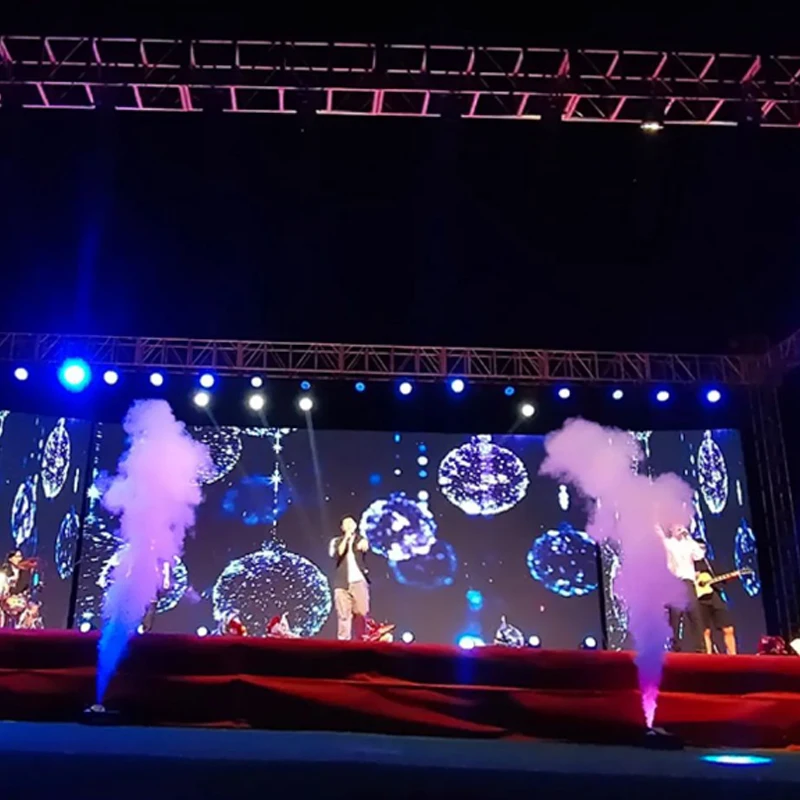 1500W LED gas column smoke machine bar nightclub wedding stage performanc small atmosphere equipment smoke fog column machine 5
