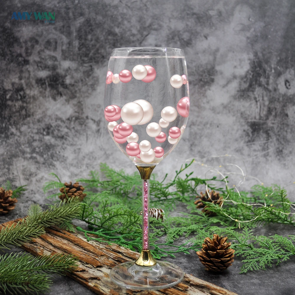 Jarrón de Navidad con perlas sin agujeros, geles de agua dulce, cuentas,  velas flotantes, centro de mesa para Navidad, boda, fiesta, adornos de mesa  - AliExpress, image size:1000x1000