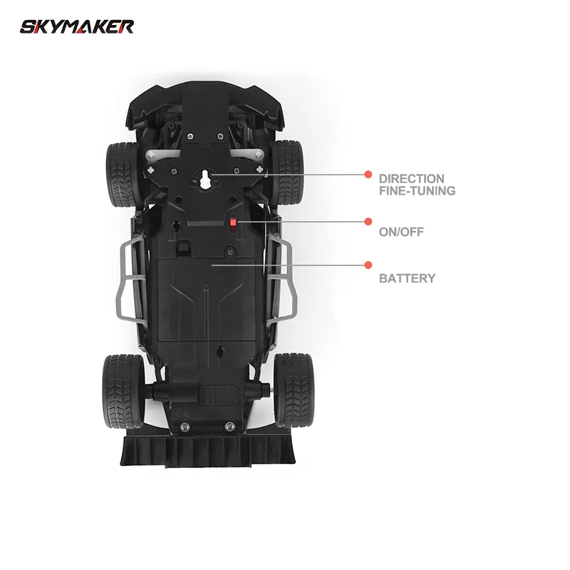 RC Metal Car Toys 1/24 2.4G High Speed Remote Control Mini Scale Model Vehicle Electric Metal RC Car Toys for Boys Children Gift 5