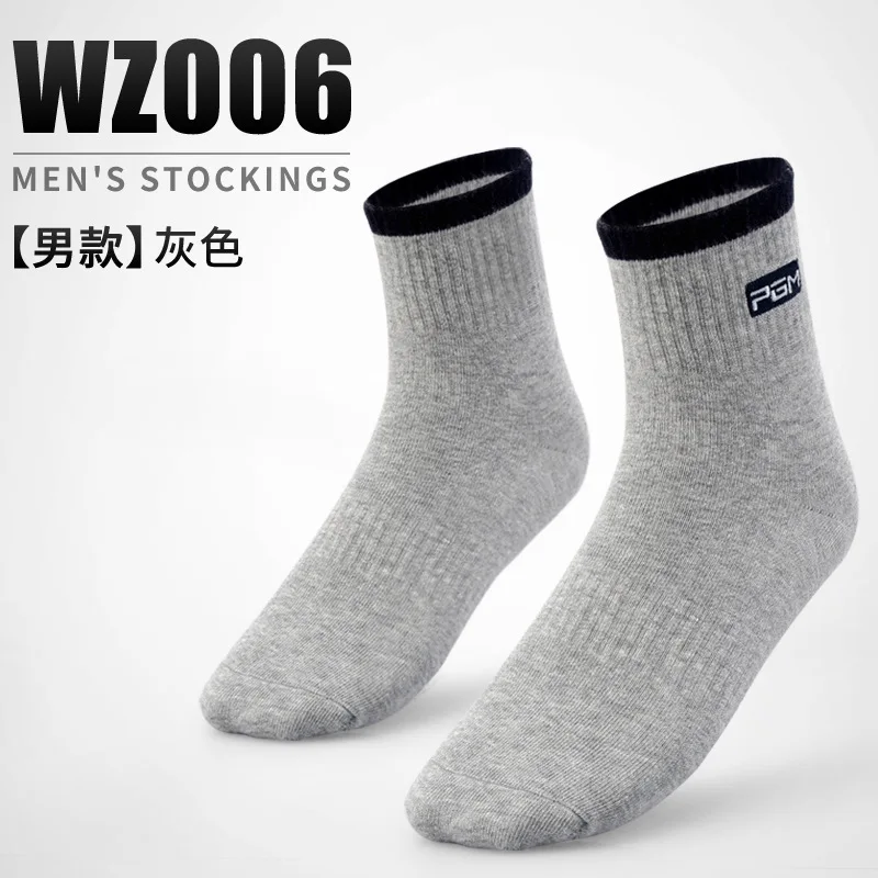 

PGM Men Golf Socks Cotton Breathable Sweat-Absorbent Spring Autumn Business Tennis Baseball Socks Sports Fashion WZ006