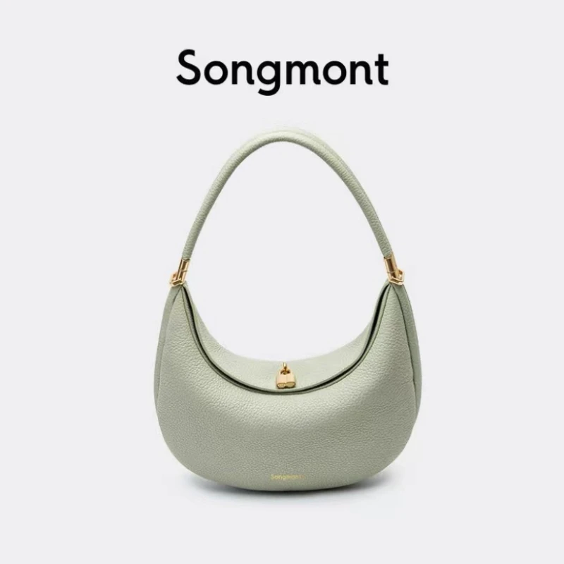 Songmont Half Moon Bag New Women's Personality Design Casual Shoulder Bag Fashion Armpit Carry On Armpit Bag