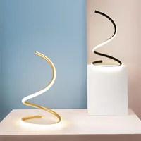 Modern LED Table Lamp Dimmer Switch Desk Light For Study Reading Bedside Sofe Corner Decorative Decor Fixture Table Lighting 1