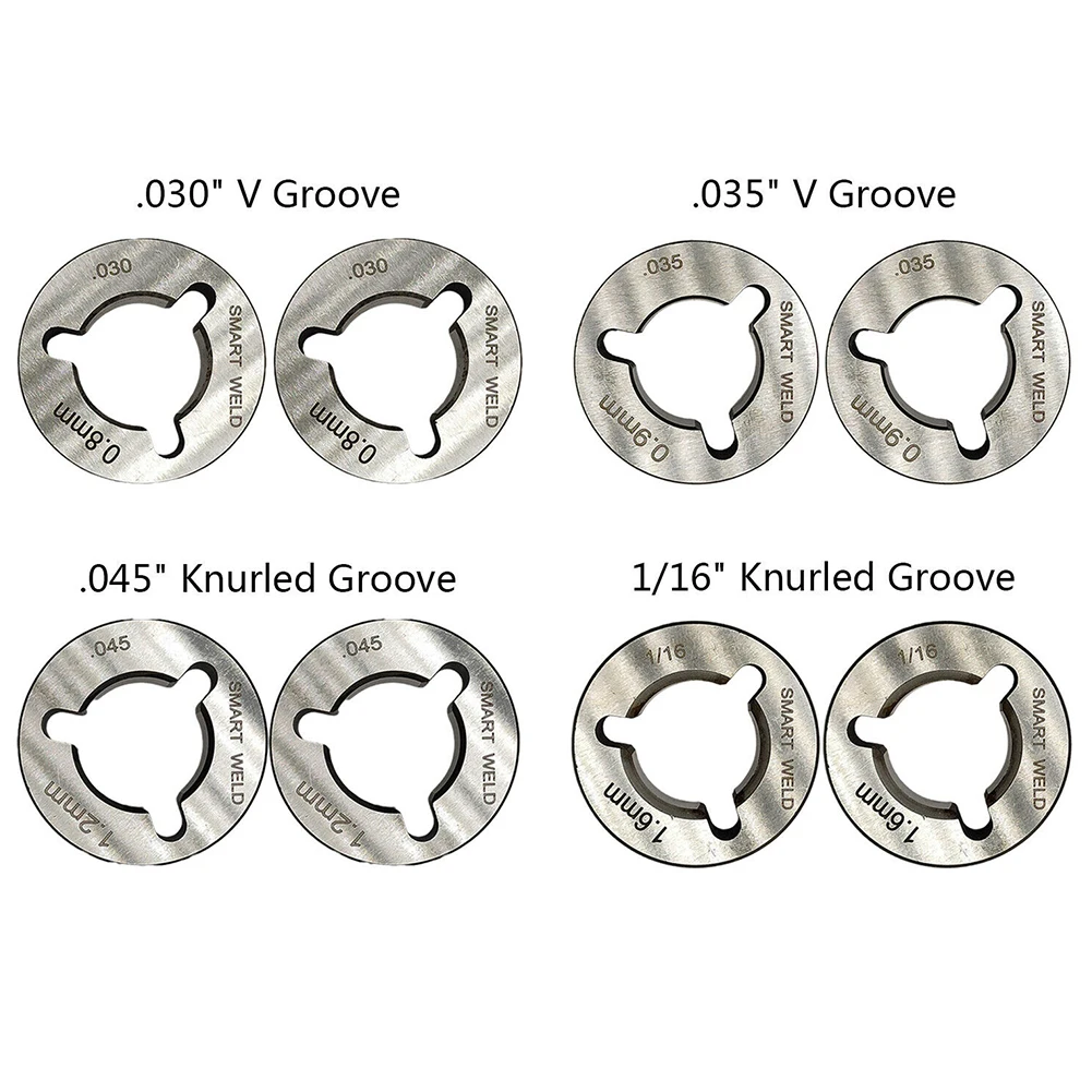MIG Welder Wire Feeder V Groove Knurled Groove Bearing Steel 1/16 Drive Roller For SIP .023 .030 .035 .045 welding welders