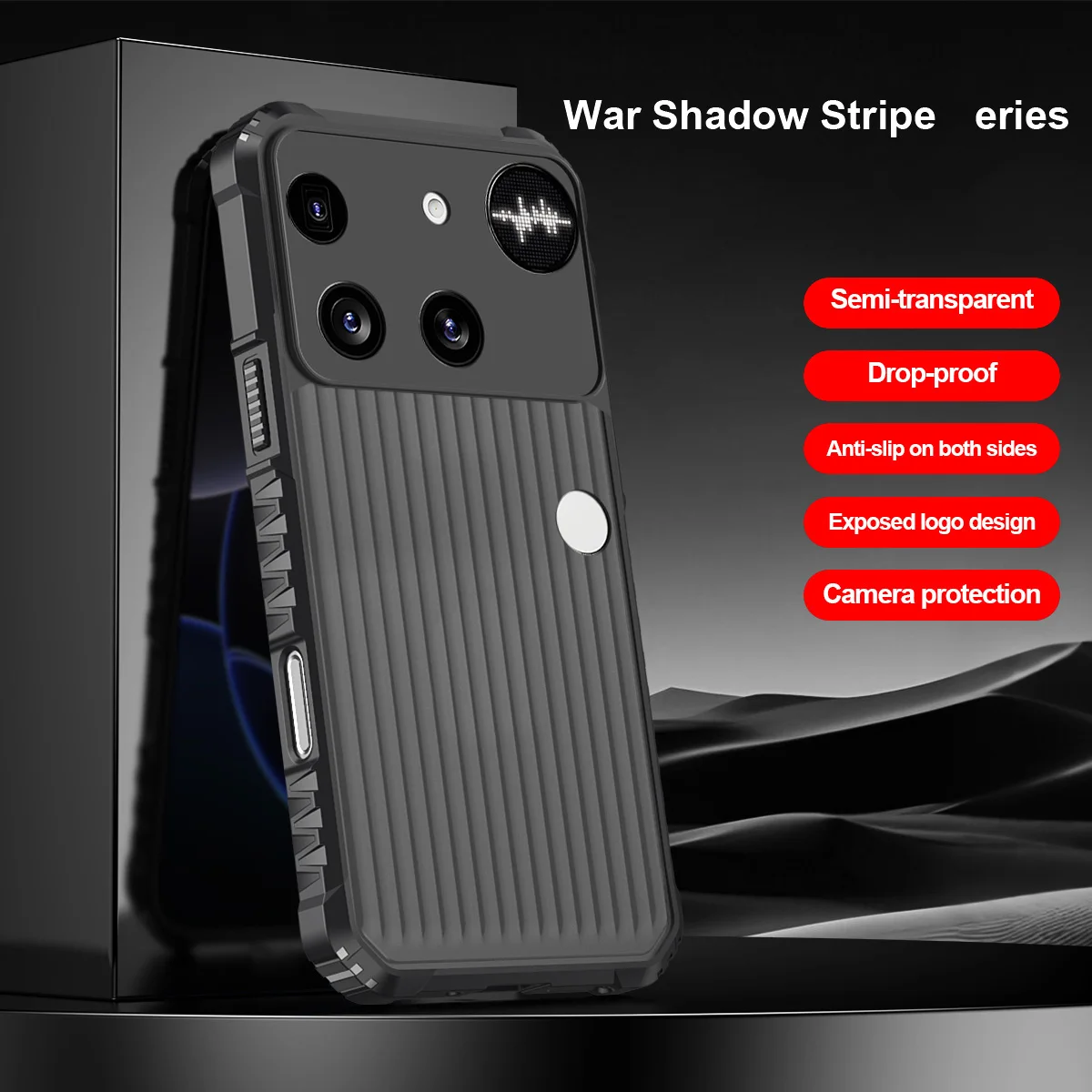 Enhanced Shockproof Armor Phone Case - Hard Back Protective Cover