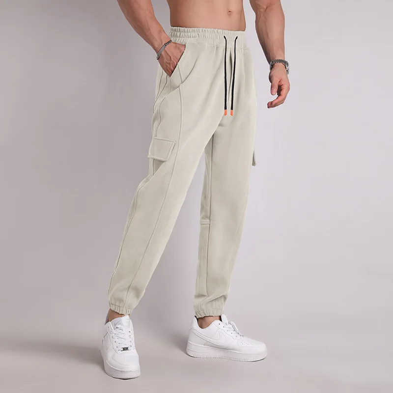 Work clothes multiple pockets sports leisure outdoor and sanitary pants cargo pants joggers baggy hosen men clothing