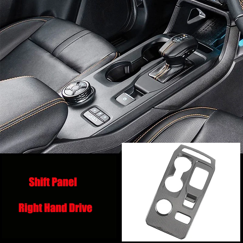 Interni Auto Per Ford Per Ranger 2023 Copertura Decorativa Per Volante Per Auto Accessori Interni ABS Fibra Carbonio Auto Copertura Trim