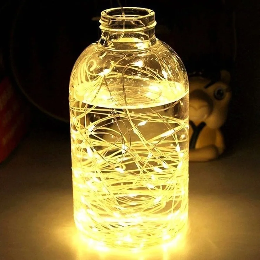 Waterproof USB LED Fairy String Lights - Copper Wire Garland for Outdoor & Indoor Decor