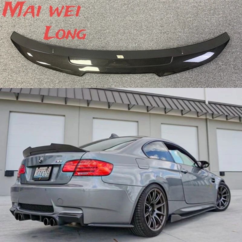 

PSM Style Car Rear Spoiler Wing Lip Extension For BMW E92 M3 2DR Coupe 2007-2013 Rear Trunk Spoiler Lip Boot Wing Lip