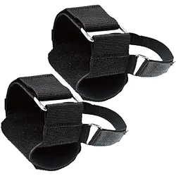Adjustable Ankle Weight Strap for Leg Muscle Strength and Training (2pcs black)