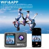6K 4K60FPS Action Camera 50MP 2.0 Touch LCD Dual Screen EIS WiFi 170° DVR 30M Waterproof 5X Zoom Sport Camera With Remote 6