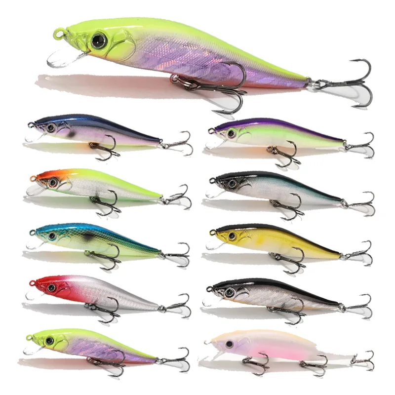 MinnowLures110mm14gHardBaitThrowALongFloatSuspendingSinkingArtificialHardWobblers