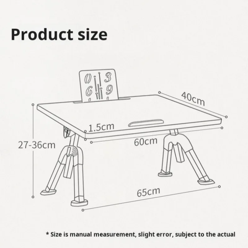 Home Small foldable study table Lift Laptop Table Bed Adjustable Stand Lazy Learning Desk Student Computer Desk for Working Read