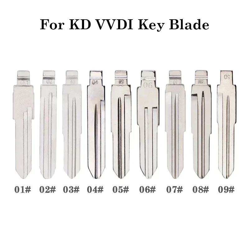 For KD Xhorse VVDI KeyDiy JMD Universal Uncut Remote Flip Car Key Blank Blade For VW Toyota Jeep Chrysler Honda Kia Nissan