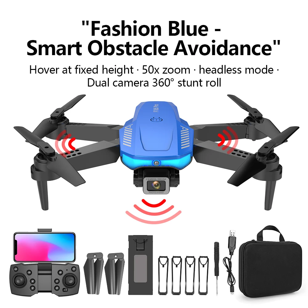 

F185 Pro Rc Drone 4K Dual-Lens Remote Control Quadcotoer Aerial Photography Obstacle Avoidance Aircraft Remote Control Plane