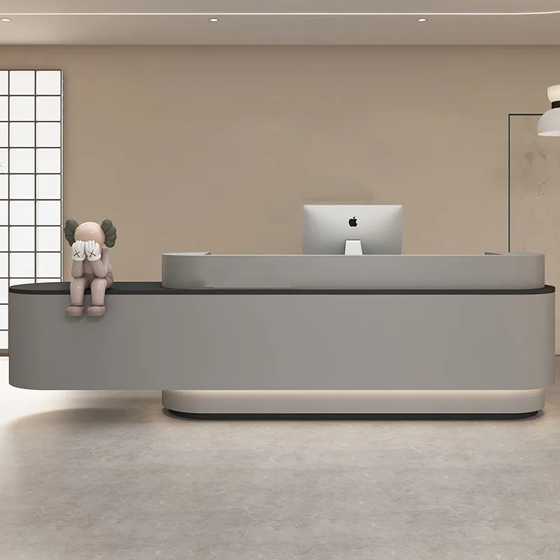 

White Restaurant Tables Front Desk Lectern Pulpit Retail Register Shop Counter Standing Office Pulpitos Kassentisch Furniture