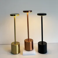 Type C Rechargeable LED Table Lamp Touch Switch Bedside Night Light Portable 3 Color Desk Lamp for Club Bar Room Outdoor Decor 1
