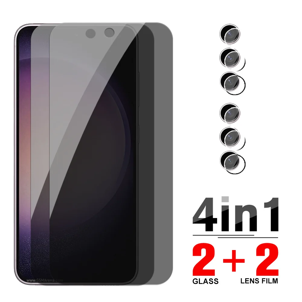 2Pcs 9H Glass For Samsung Galaxy S24 Ultra S23+ 5G Tempered Glass  SamsungS23 Plus S23 FE S24Ultra S24+ S24Plus Screen Protector
