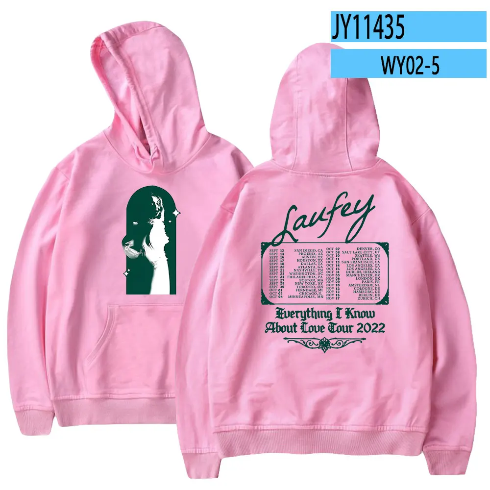 thumbnail image 1 of Sudadera Laufey Merch para hombre y mujer, nuevo álbum, estilo callejero, moda, cantante, sudaderas de manga larga, 1 of 5