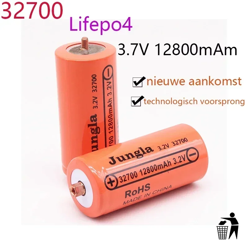 

2023 Nieuwe Upgrade 32700 12800mAh 3.2V Oplaadbare Batterij Lithium Ijzerfosfaat Batterij Lifepo4