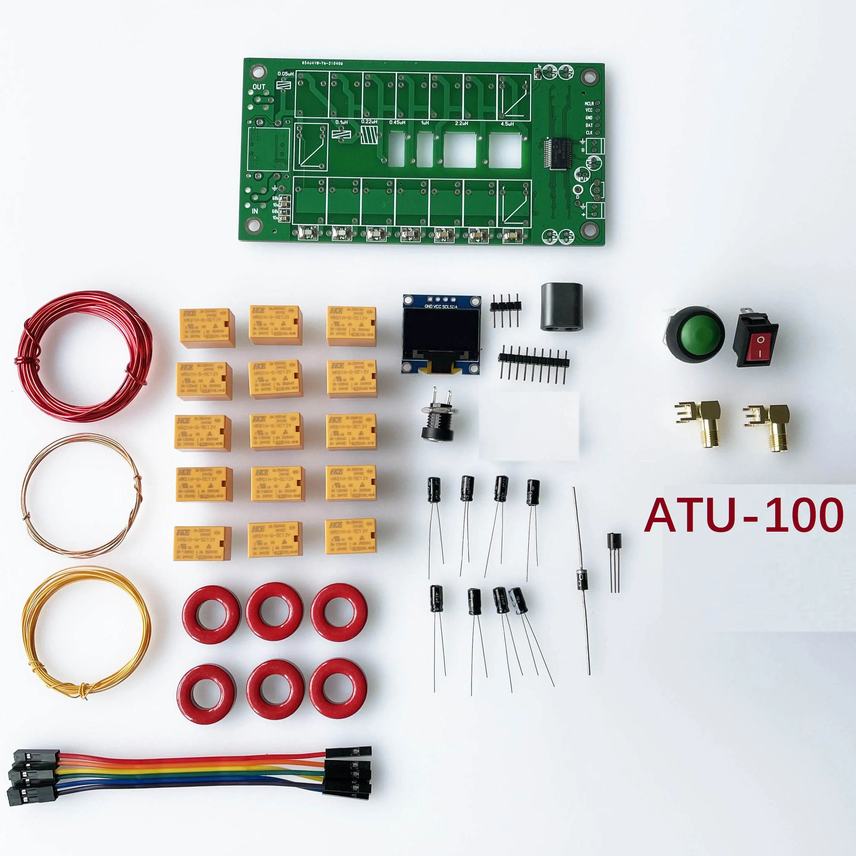 Antenna Tuner ATU-100 Automatic Kits with 7x7 Firmware