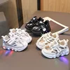 Baby Shoe Cartoon Casual Sneaker for Boy Kid Shoe Girl Illuminated Shoe Soft Sole Mesh Breathable Anti-slippery Tenis De Mujer 1