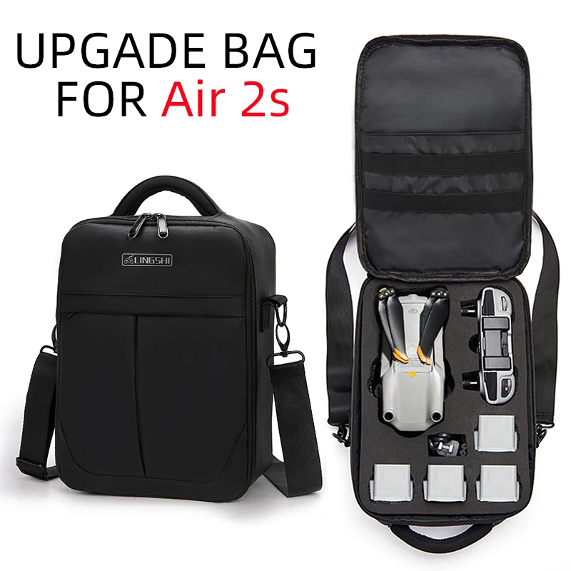 2022 DJI Mavic Air 2S Portable Shoulder Bag Carring Travel Case Storage Drone Accessories | Электроника
