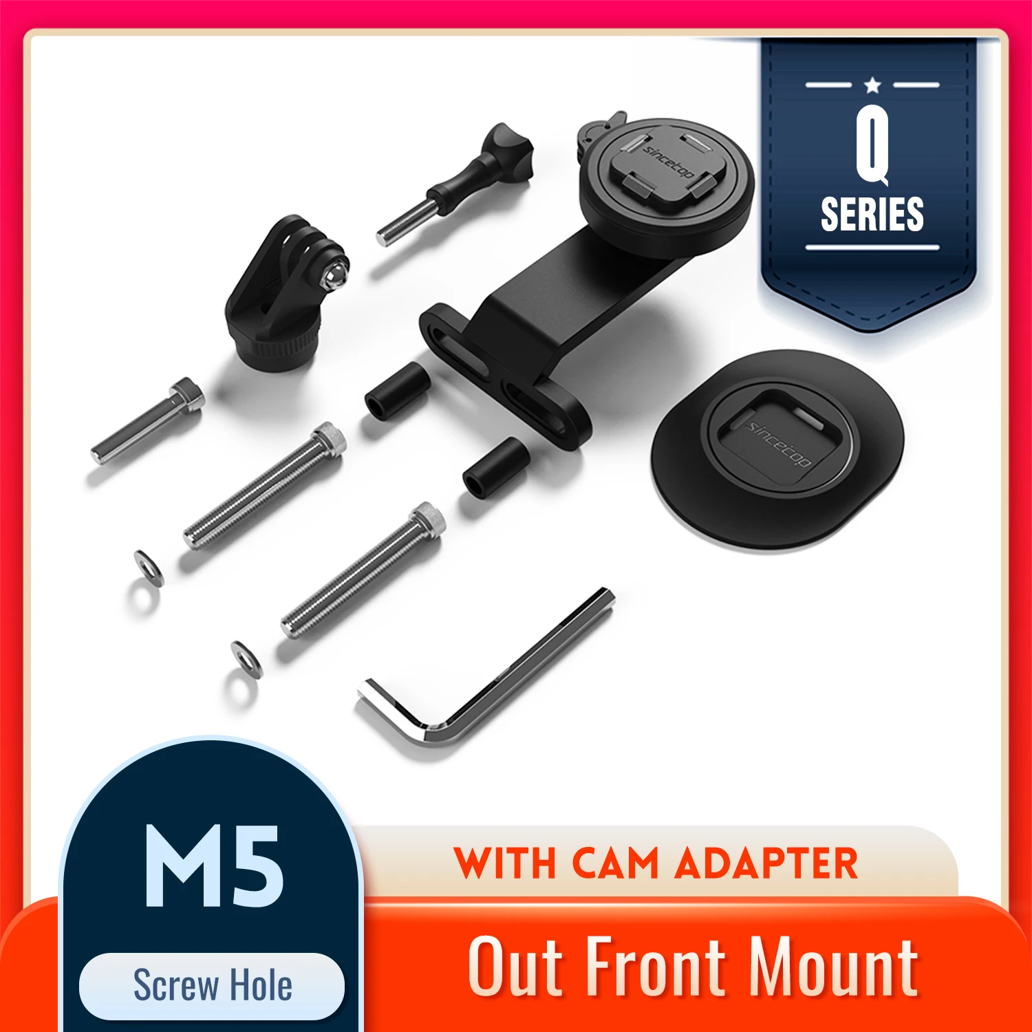 Aluminum Quick-Connect Bike Phone Holder and Accessory Mount