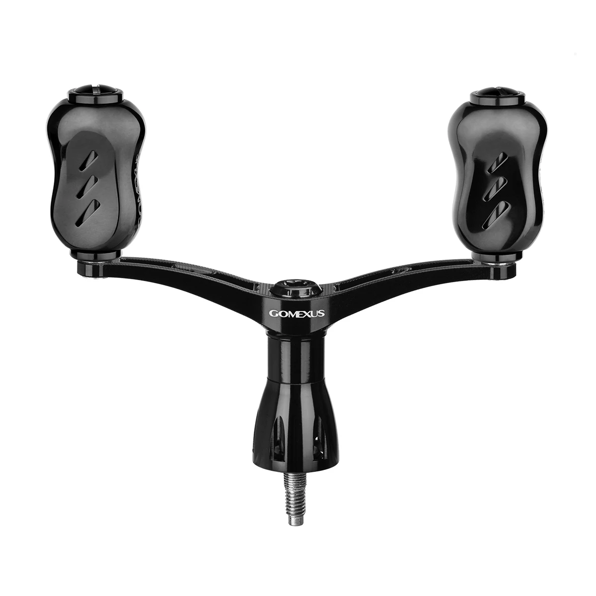 DAIWA - ▼GOMEXUS▼ウィング型 アルミ削り出し ダブルハンドル＆ハンドルノブ２個 ゴメクサス☆ウィング型 アルミ削り出し ダブルハンドル＆アルミ