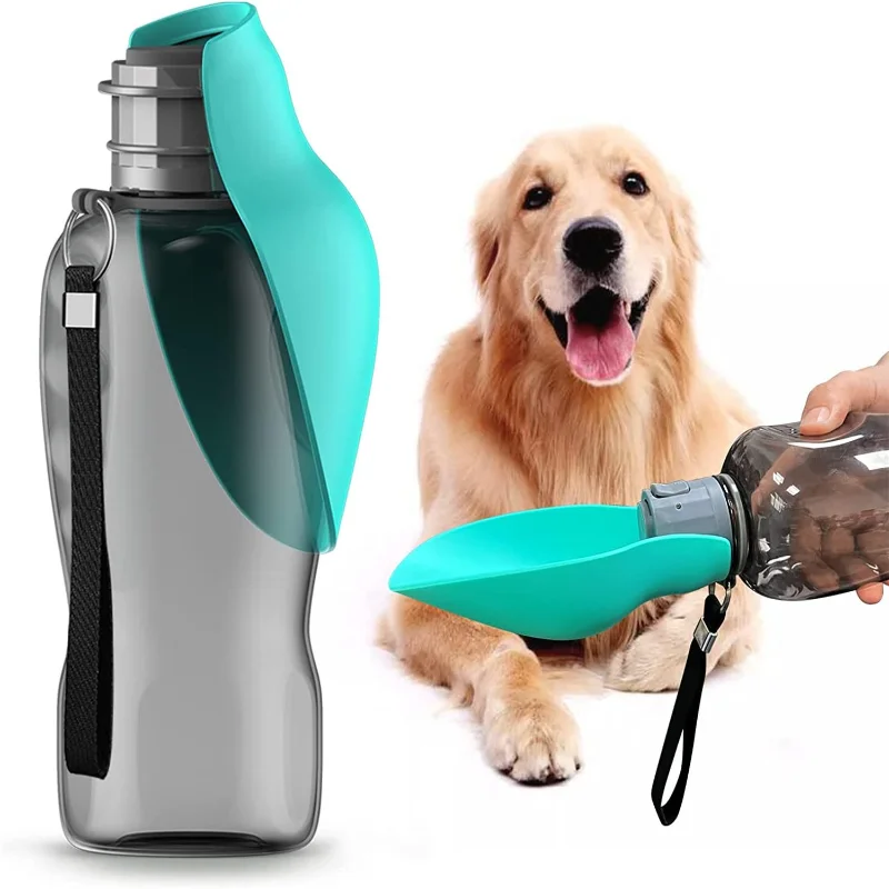 Large Dog Water Bottle Portable Leak Proof Light Foldable Pet Drinking Bowl Suitable for Dogs Cats Traveling Walking Accessories