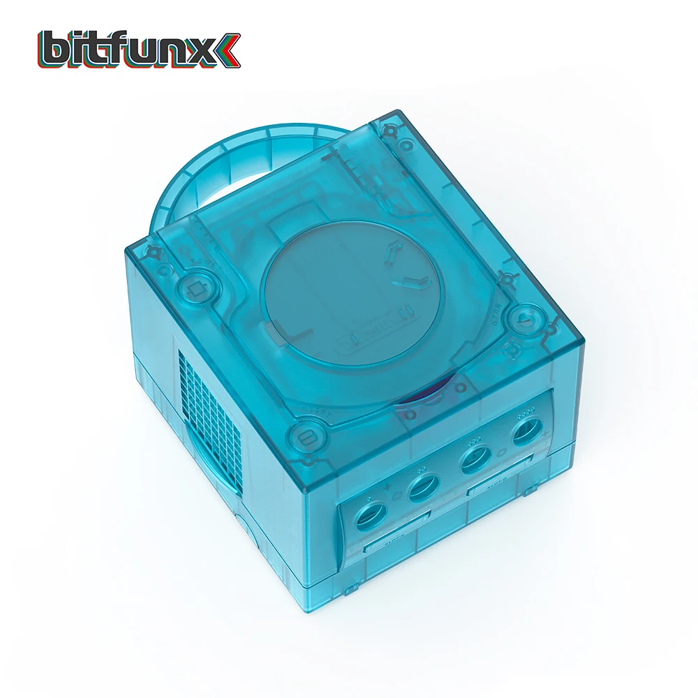 Bitfunx Ice Blue Replacement Shell Transparent Case