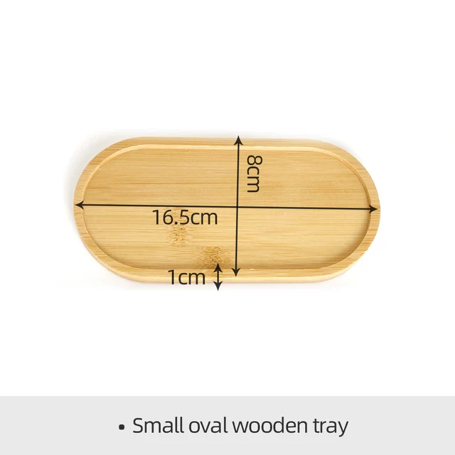 S Oval Wood tray