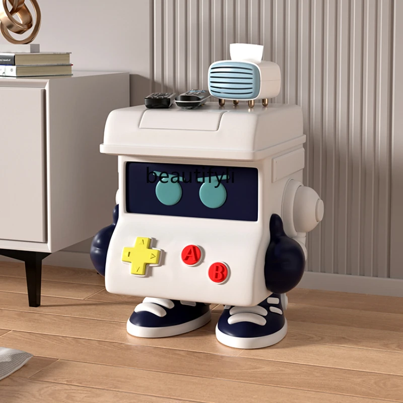 

Creative Robot Coffee Table Floor Ornaments Living Room Large TV Cabinet beside Sofa High-End Home Decorations