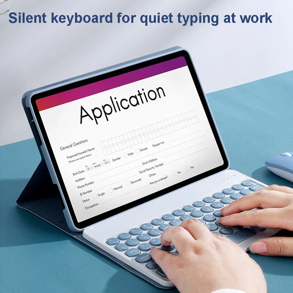 Premium Bluetooth Keyboard Case with Protective Cover for Tablets – Enhanced Design for 11.5 Inch Devices
