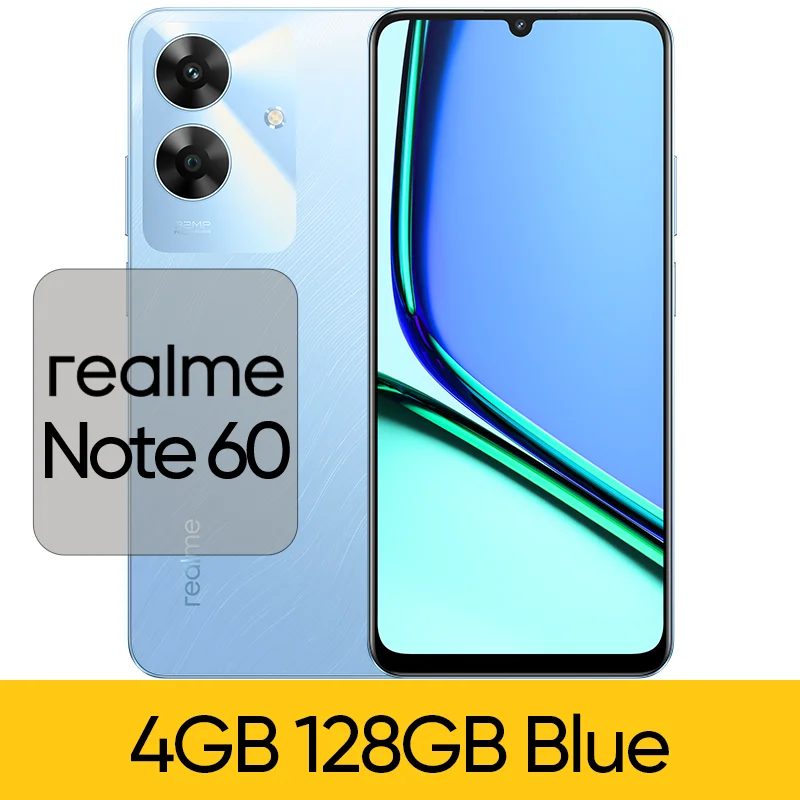 Russian Version] realme Note 60 Smartphone 6.74''90Hz Display
