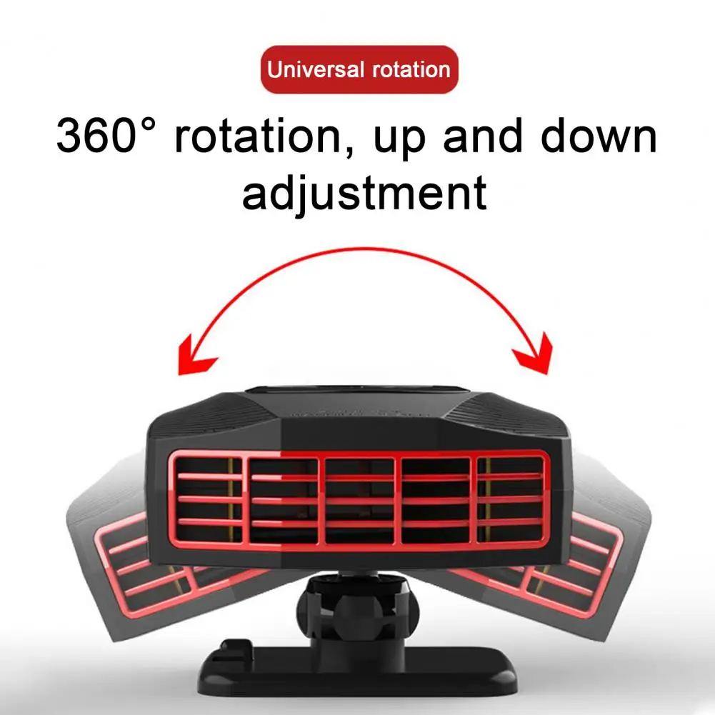 

Автомобильный обогреватель 12 В, автомобильный обогреватель, дефростер, вращающийся на 360 градусов автомобильный обогреватель с функцией горячего нагрева для лобового стекла, автоматическое размораживание и разбивка