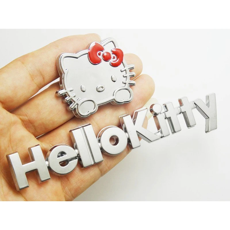 

3d-наклейки в стиле аниме Hellokitty, украшение для тела, царапины, кавайные аксессуары для автомобиля, автомобильные наклейки, подарок для мотоцикла, девушки