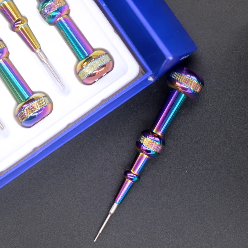 

6pcs MECHANIC 3D Oriental Pearl Bright Screwdriver Set precision multitools Phone Repair disassembly Tools for IPhone 13 13pro