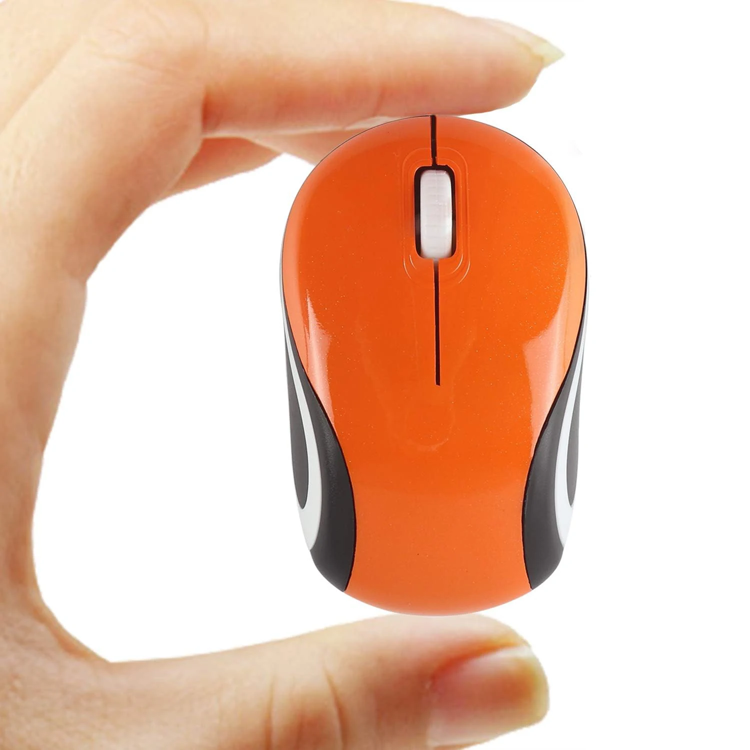 Charming Ergonomic Wireless USB Mouse - Portable Optical Design