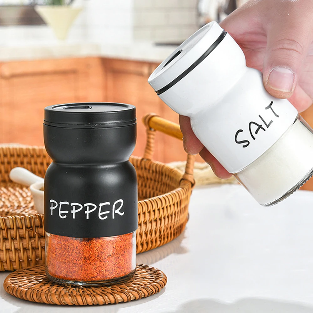 Farmhouse Salt And Pepper Shakers Set With Adjustable Lids, Modern Home  Country Kitchen Decor, Cute Shaker Set