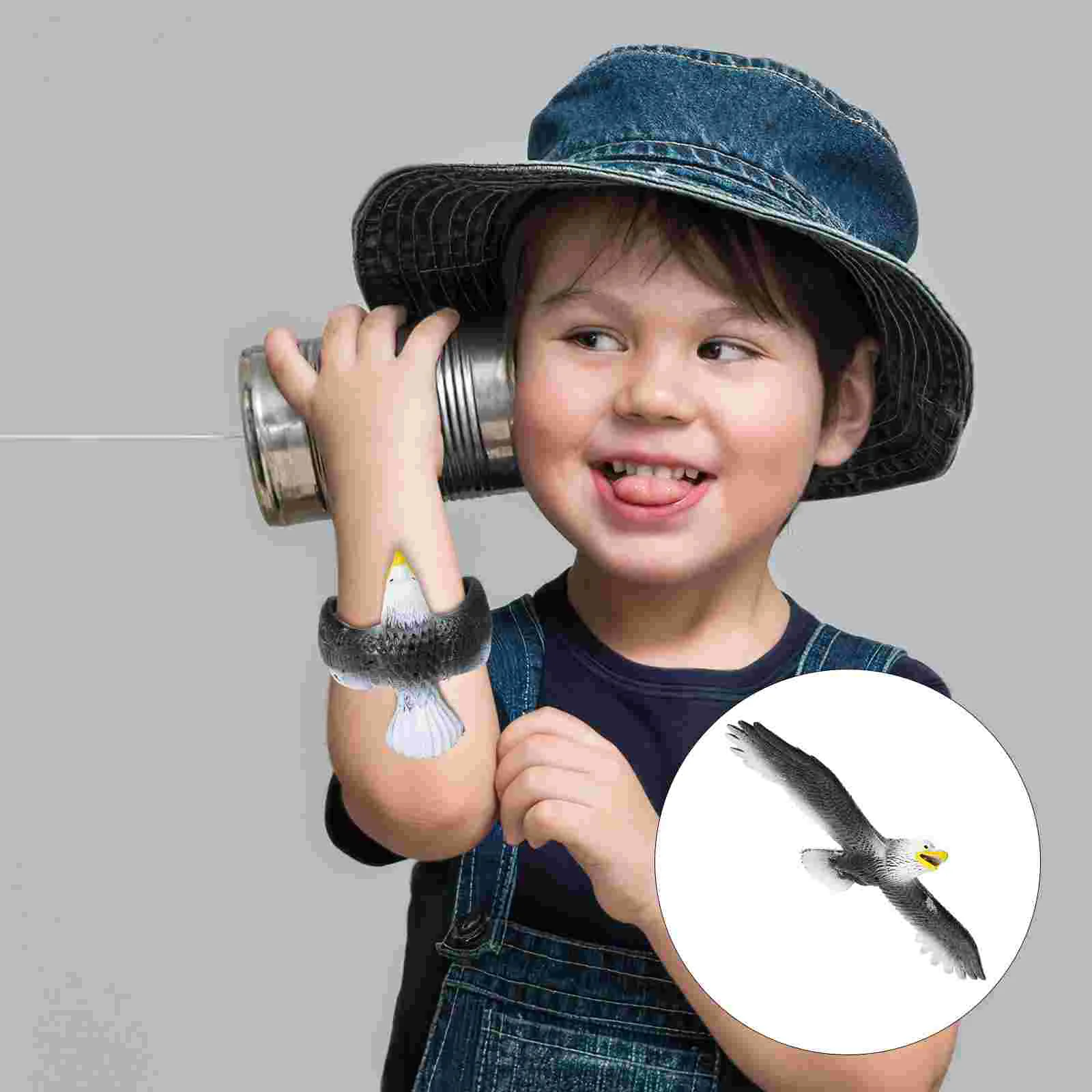 

Bracelet Stress Reducing Ring Party Favor Slap Bands Wrist Eagle Bracelets Child