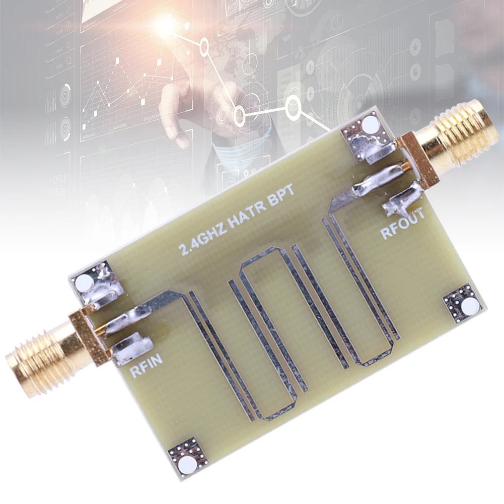 2.4GHZ Practical Filter Electronic Component Bandpass Filter Module 2.3-2.5GHz 1.6 Mm Thick Microstrip Filter