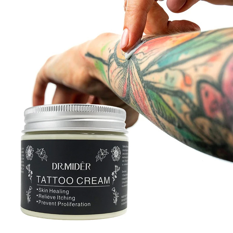 

100g Tattoo Aftercare Butter Healing Balm Natural Ingredients Speed Up Healing Skin Repair Balm Moisturizing Lotion Tattoo Cream