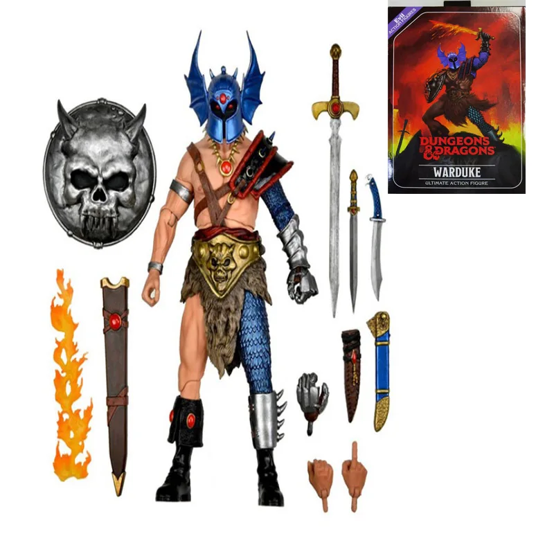 Neca Dungeons And Dragons Anime Figure War Duke Action Figures 7 Pollici Mobile Model Statue Collection Toy Gift