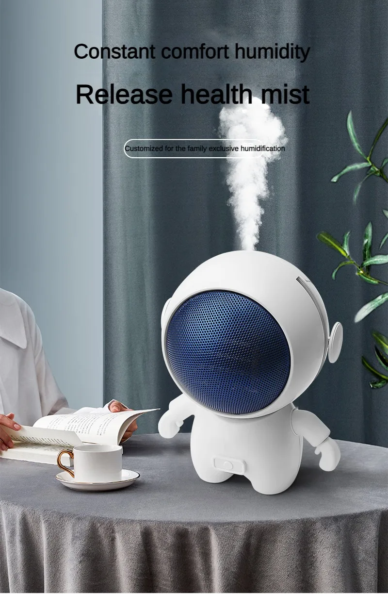Description Picture 2 of itemOffice desktop heater heater creative household small portable humidifier warm humidifier