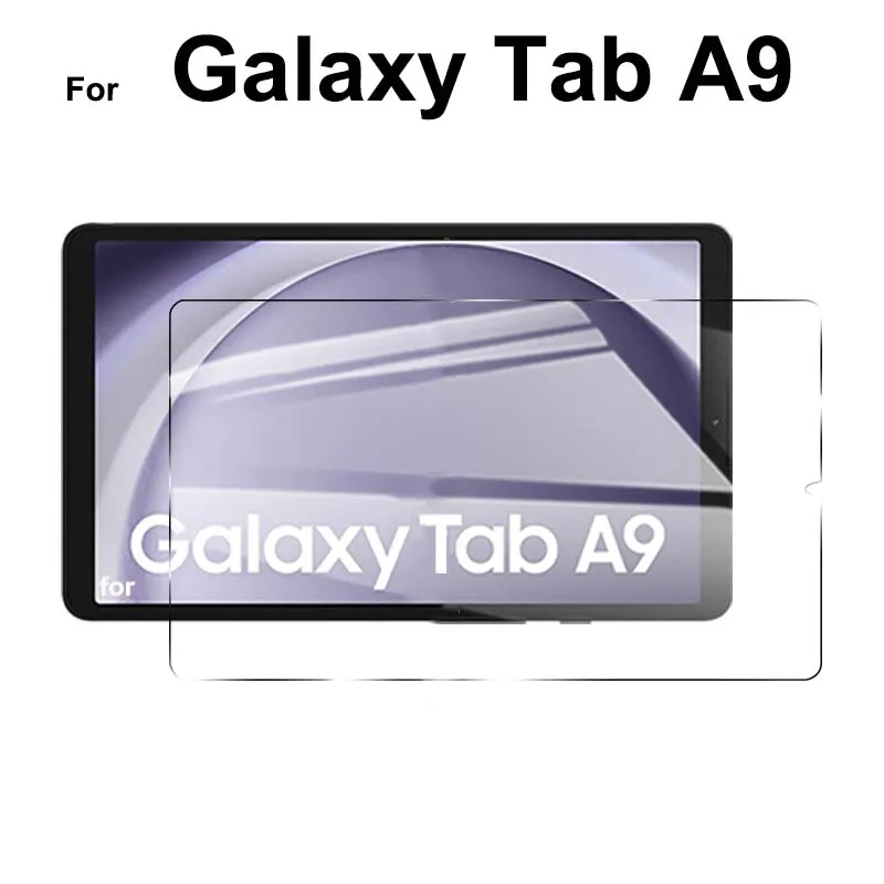 Achetez Pour Samsung Galaxy Tab A9 Film en Verre Trempé Arc Arc Endet  Préterteur Clear Full Scream de Chine