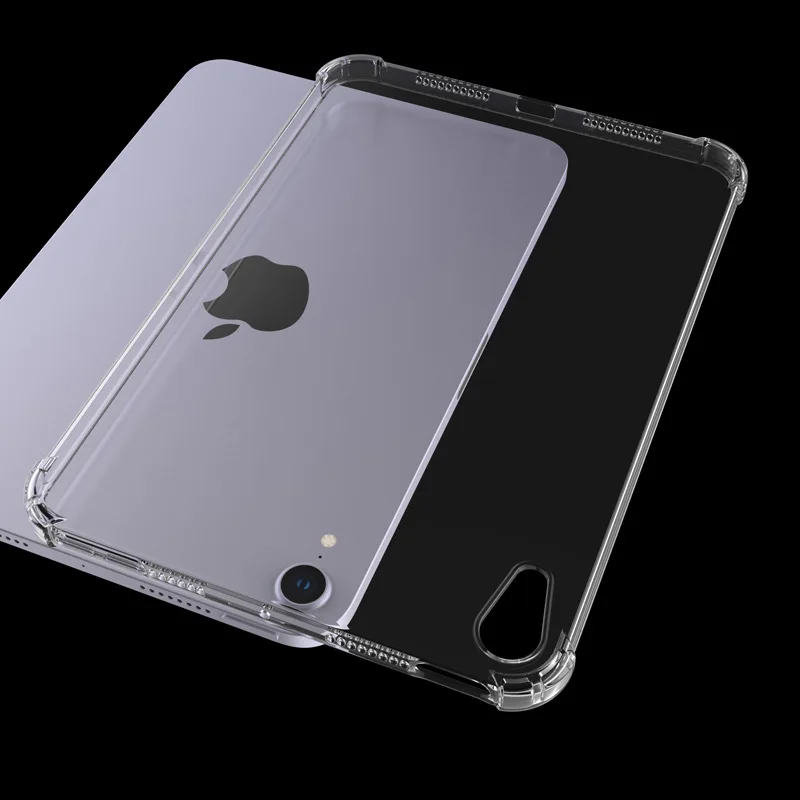 Ipad Case For Ipad 10th 9th Case Ultra Thin Silicone Transparent Protective Soft Cover For Ipad Air 5 4 3 2 Pro 11 9.7 Inch 10.2